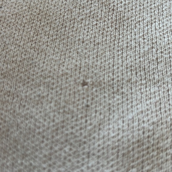 Ann Taylor LOFT WEEKEND Sweater Size Medium Beige Pink Drop Shoulder - Picture 5 of 10